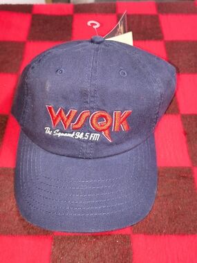 Netflix ☎️📺🔦 Stranger Things WSQK Navy Baseball Hat No Boundaries NWT